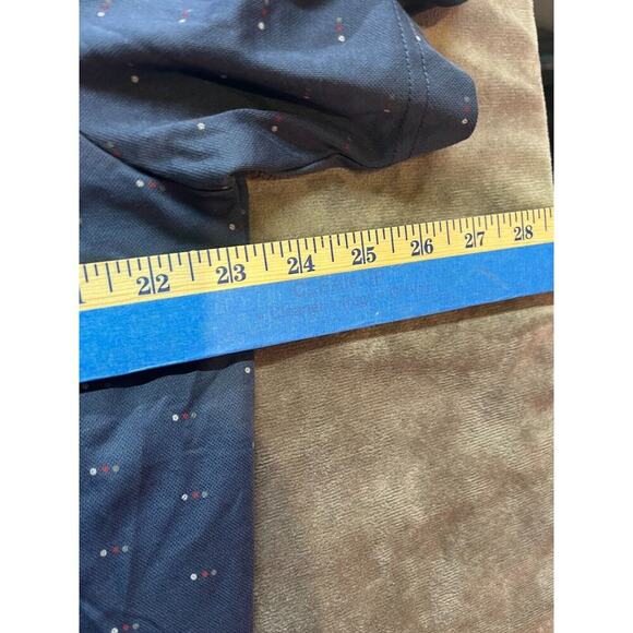 Travis Mathew Golf Polo Shirt‎ Mens XL Blue Red Geometric Short Sleeve Stretch - Picture 5 of 7